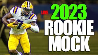 2023 Dynasty Football Rookie Mock Draft!