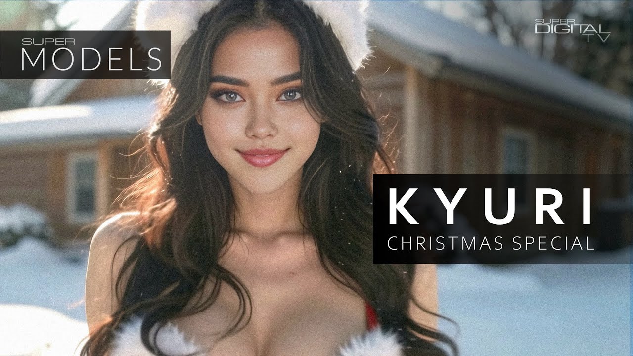 Kyuri Christmas Special 02 #christmas2025 #holiday #superdigitaltv #ai #aivideo #bikini