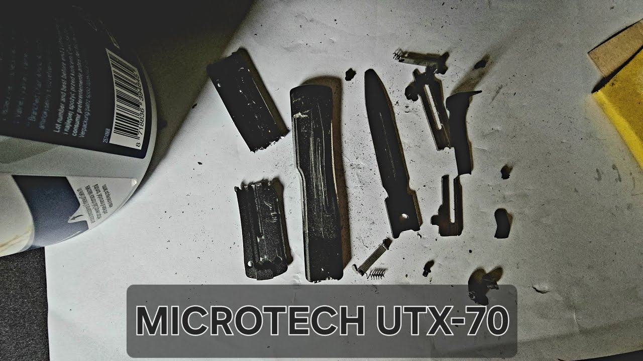 Microtech UTX-70 destruction torture disassembly