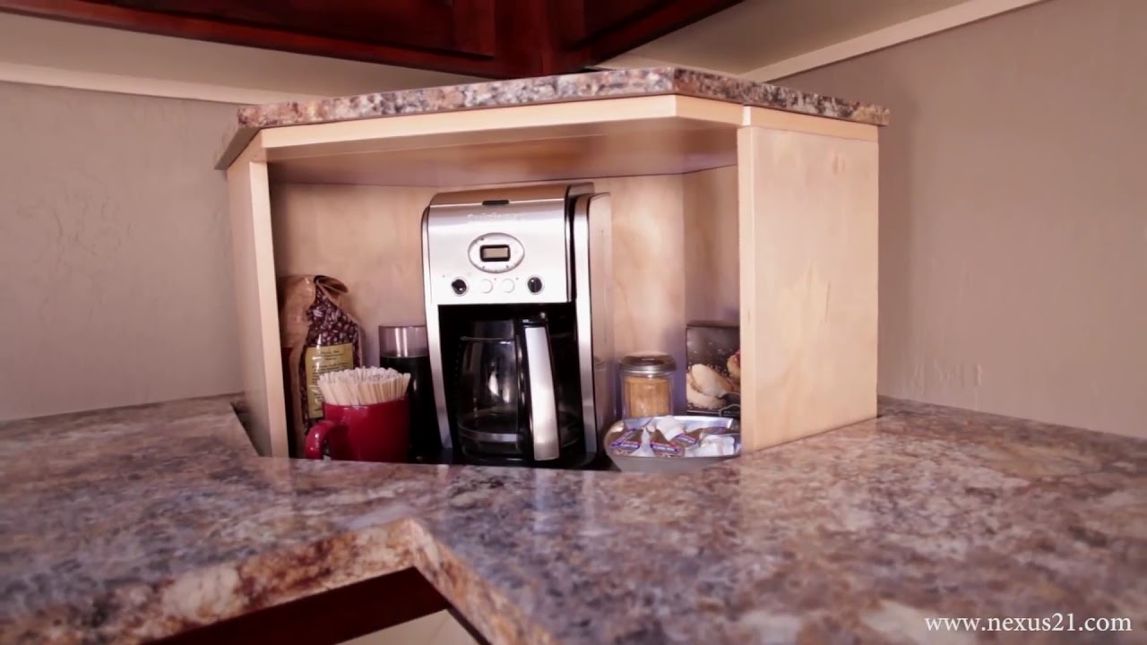 Make The Most Of Dead Corner Kitchen Space With A Storage Lift YouTube
