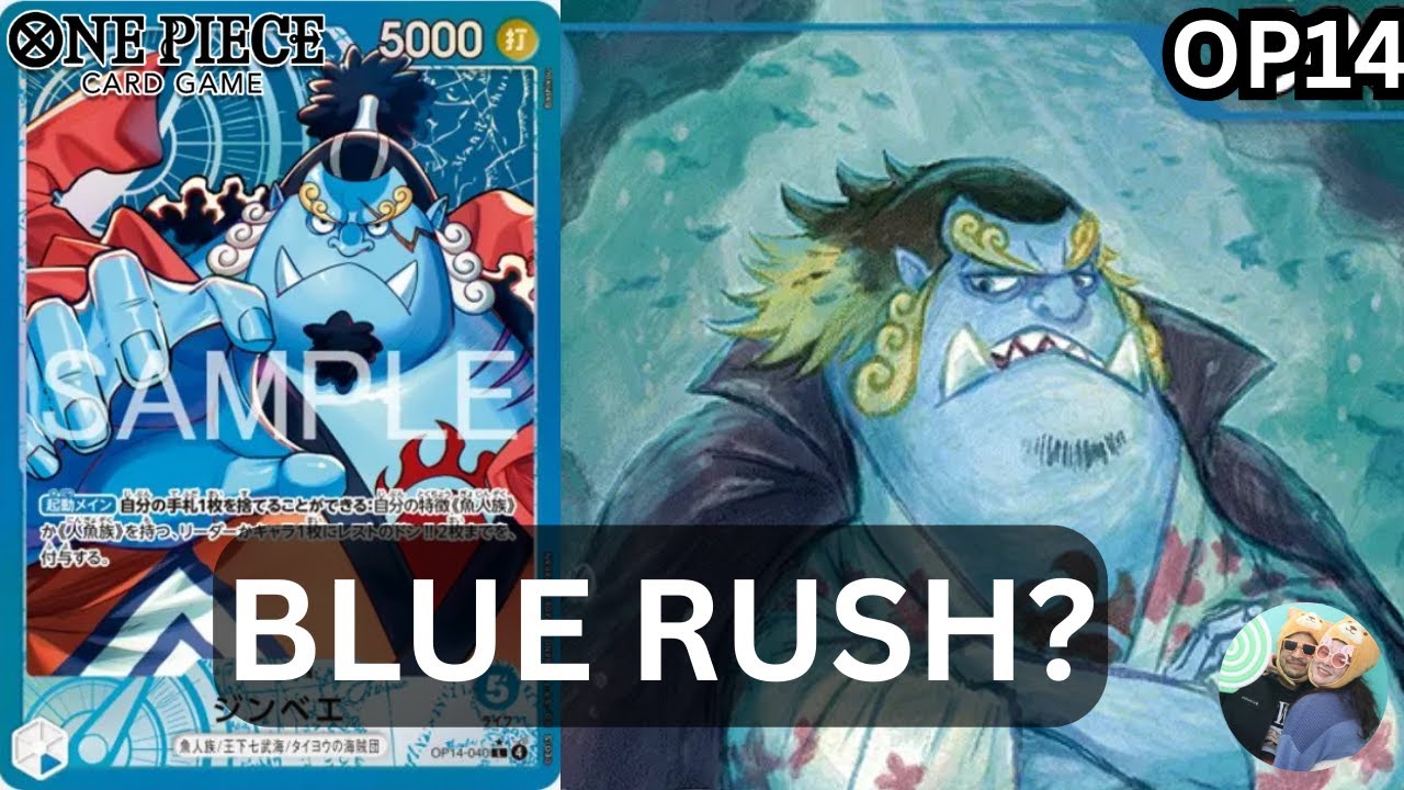 OP14 Jinbe — самый агрессивный синий лидер всех времен! — OPTCG