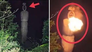 POCONG WEDON SEMBURKAN API ! PENAMPAKAN HANTU TERSERAM DAN TERJELAS YANG VIRAL DI INTERNET