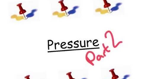 Pressure (Part 2) - IGCSE Physics