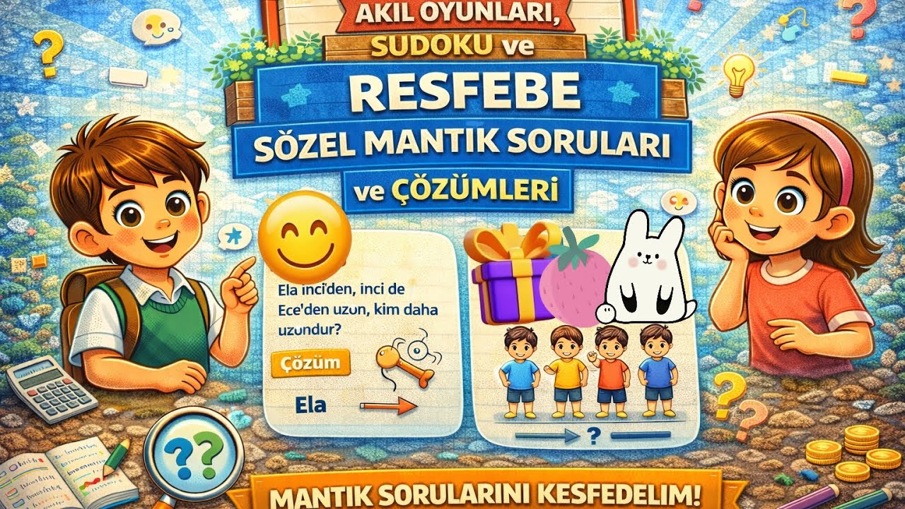 İlkokul Akıl Oyunları Resfebe - Başlangıç 2