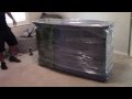 How to wrap a dresser with mirror | Moving furniture in Frisco,TX