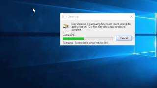 how to run disk cleanup in windows 10