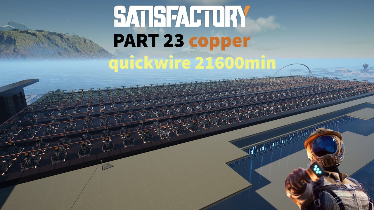 🔴live satisfactory 🚝copper mega factory - YouTube