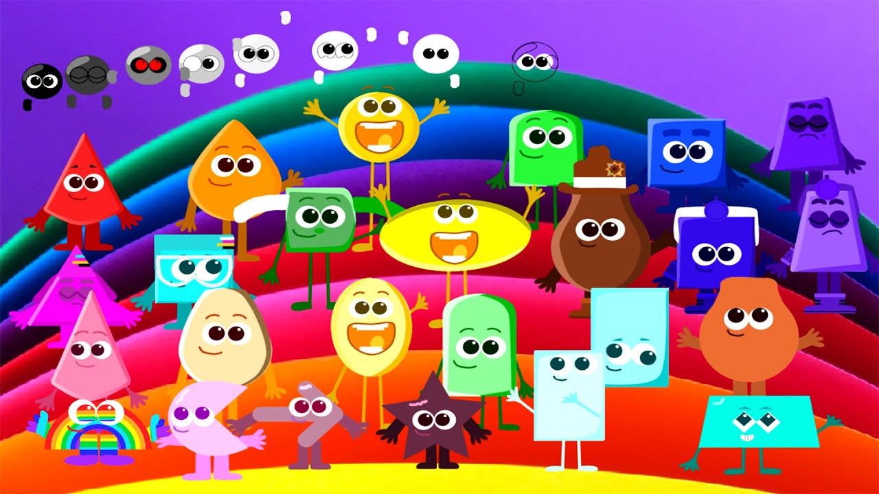 Colourblocks Band in Colourland, Kids Learn Colours