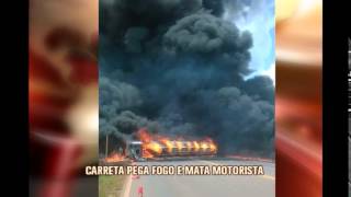 BR-040 é liberada quatro horas e meia depois de acidente com caminhão de combustível BR-040 é liberada quatro horas e meia depois de acidente com caminhão de combustível