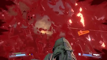 DOOM Snapmap building with blocking volumes and textures