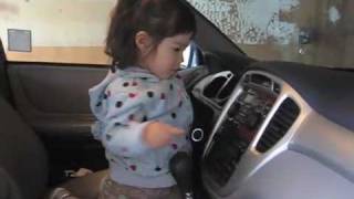 MVI 5698 - March 14th, 2009 - Zoe in the car
