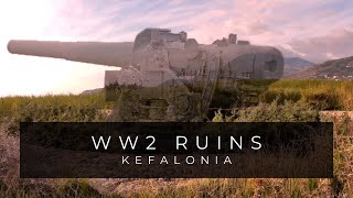 Secret Hidden WW2 Bunker & Gun Battery / Urban Exploration / Kefalonia Greece