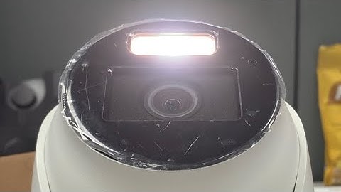 Warning Voice and Light on Two-Way Audio IP Camera Hikvision Platinum