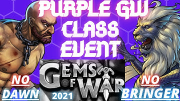 Tidecaller Class Event Team | Gems of War Event Guide 2021 | Purple Guild Wars NO DAWNBRINGER