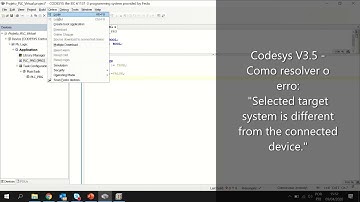 Codesys V3.5 - Selected target system is different from the connected device. [SOLVED]