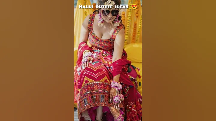 Haldi outfit ideas for bride😍#shorts#viral#trending#haldi#bride#haldioutfit#ytshorts#viralshorts#yt