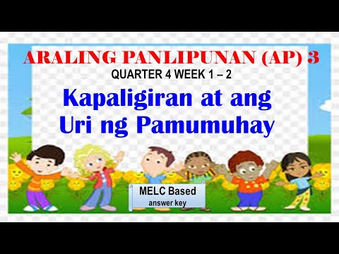 AP3 Q4 W1-2 KAPALIGIRAN AT ANG URI NG PAMUMUHAY