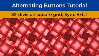 Alternating Buttons Origami Tessellation Tutorial