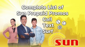 COMPLETE List of Sun Cellular Prepaid Promos 2019 - Call, Text and Internet Data