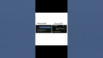 Chat GPT Vs Deepseek AI