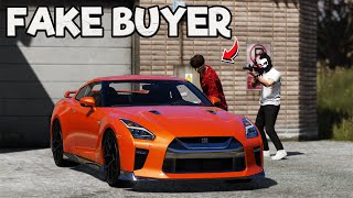 Stealing a Nissan GTR in a Black Market as a Fake Buyer sa GTA 5..(TAGALOG)