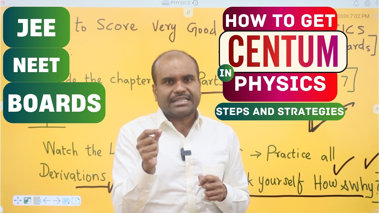 PHYSICS🔥| TOUGH Subject? | How to Score CENTUM 💯 Marks?👌| 4 Steps Strategy | Board Exam | JEE | NEET