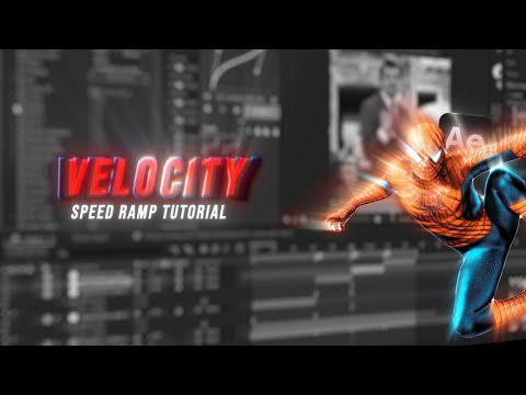 Velocity time remap after effects | after effects speed ramp tutorial #aftereffectstutorial