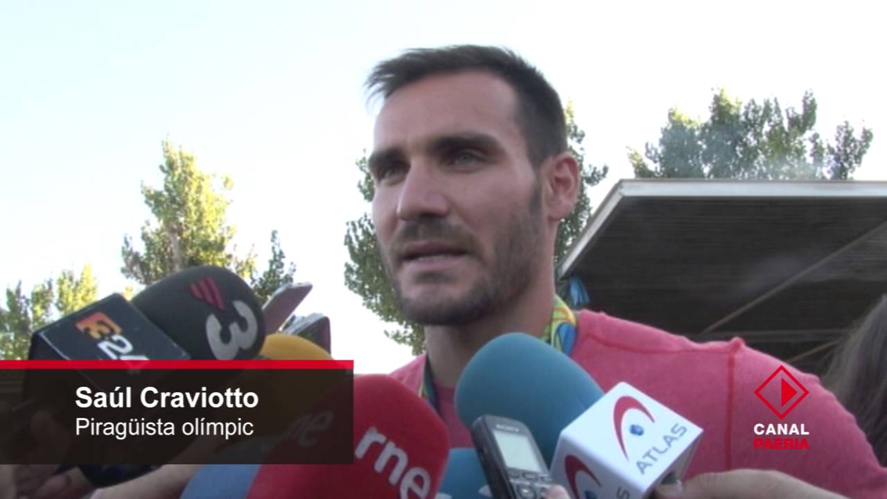 Lleida viu l’eufòria olímpica amb Saúl Craviotto