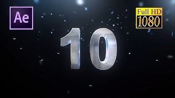 10 second countdown movie effect 🔊 -After effects motion 🔥
