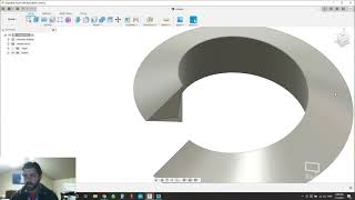 Fusion 360 Chamfer custom coils, splitting and combining bodies.