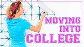 MOViNG Into Our DORM ROOM | College MoveIn Day