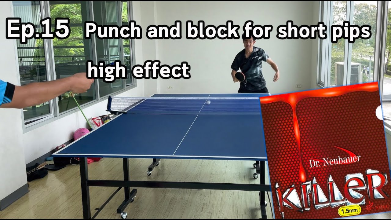 Ep.15 การชนและการ block ด้วยยางเม็ดสั้นเอฟเฟคสูง