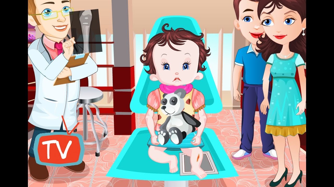 Baby Lisi Leg Fracture Game  - Dressing And Rehabilitation Of The Damage