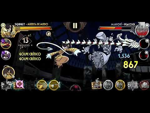 Practicing mixed combos with Annie of the stars | Skullgirls Mobile (SGM)