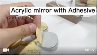 Product Series：Acrylic mirror with Adhesive