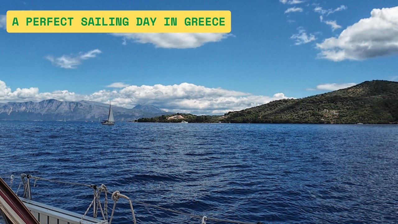 ⁣Just Another Slow Day Sailing in Greece. No Rushing. No Schedules.