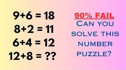 🧠 Only Genius Can Solve This! 🤯 | Mind Trick Puzzle | 12 + 8 = ?? | 90% People Fail 😱