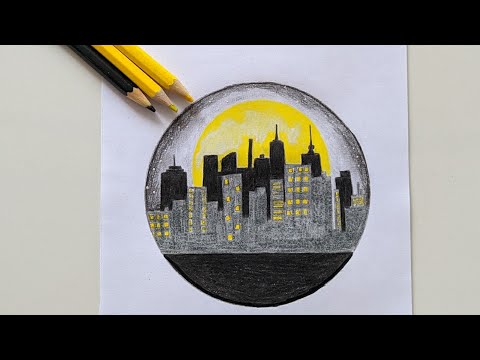 Vídeo: Como Desenhar Uma Cidade Noturna