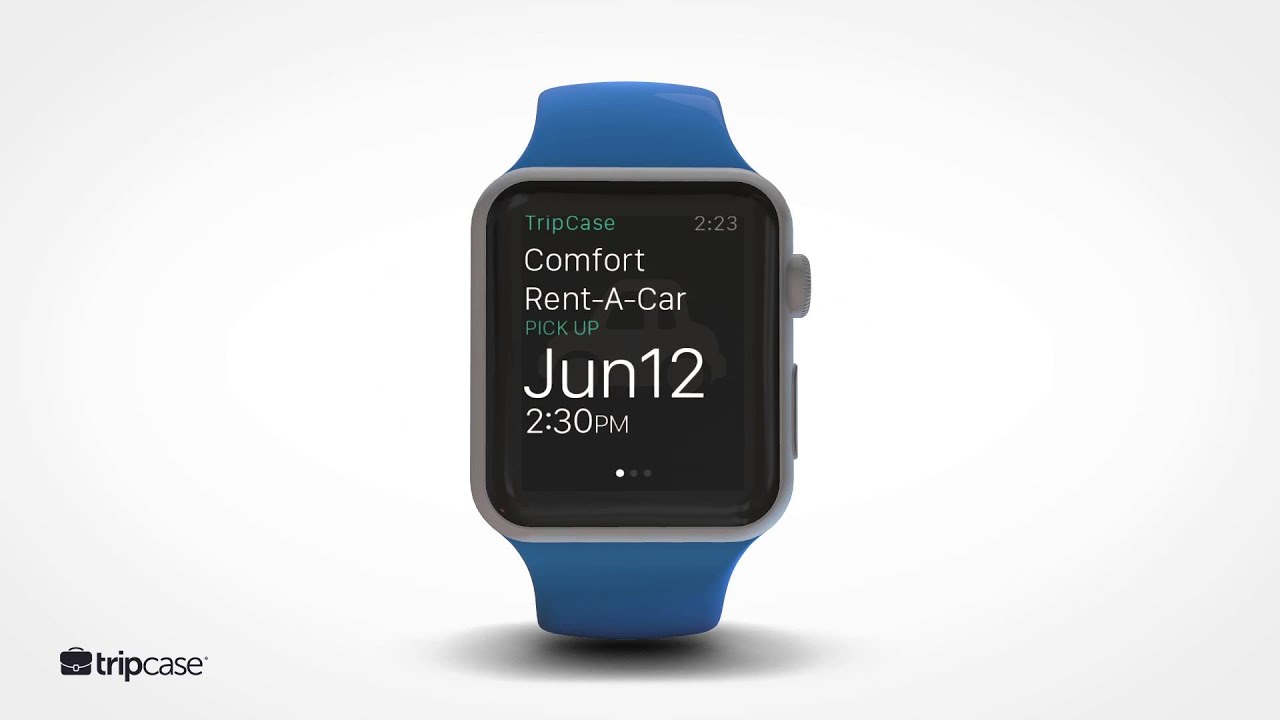 TripCase Apple Watch travel app overview YouTube