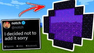 Minecraft Features Notch Decided NOT To Add...