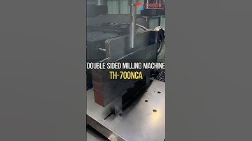 Heavy-Duty Batch Processing of Metal Blocks - CNC Twin-Head Milling Machine TH-700NCA #metalcutting