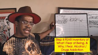 Step 4 FEAR Inventory of What I Fear of Being, & Why, I Fear. Alcohol / Drugs Addiction
