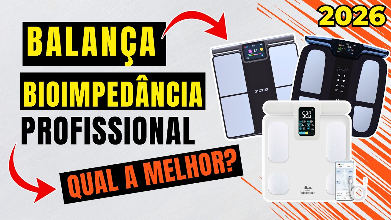 TOP 3 Melhores Balança com Bioimpedância 2026 I Qual a MELHOR Balança ...