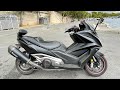 Le maxi scooter kymco ak550  plus rapide quun tmax 