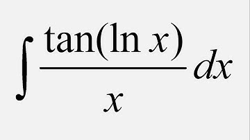 Integration by u Substitution: Integral of tan(ln x)/x dx