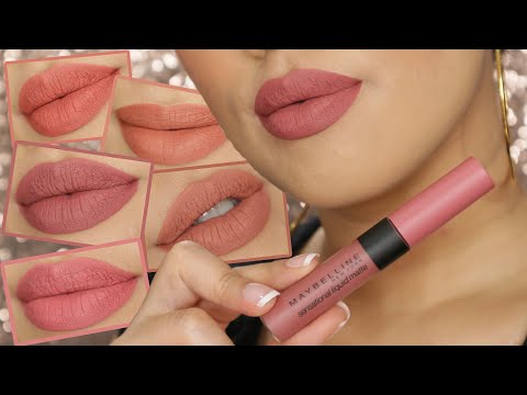 MAYBELLINE SENSATIONAL LIQUID MATTE GIVEAWAY REVIEW SWATCHES | Mega Ayu. 