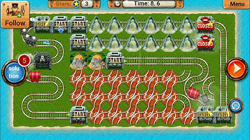 Addictive Train Maze Puzzle Game | Rail Maze 2 | Android Gameplay #376