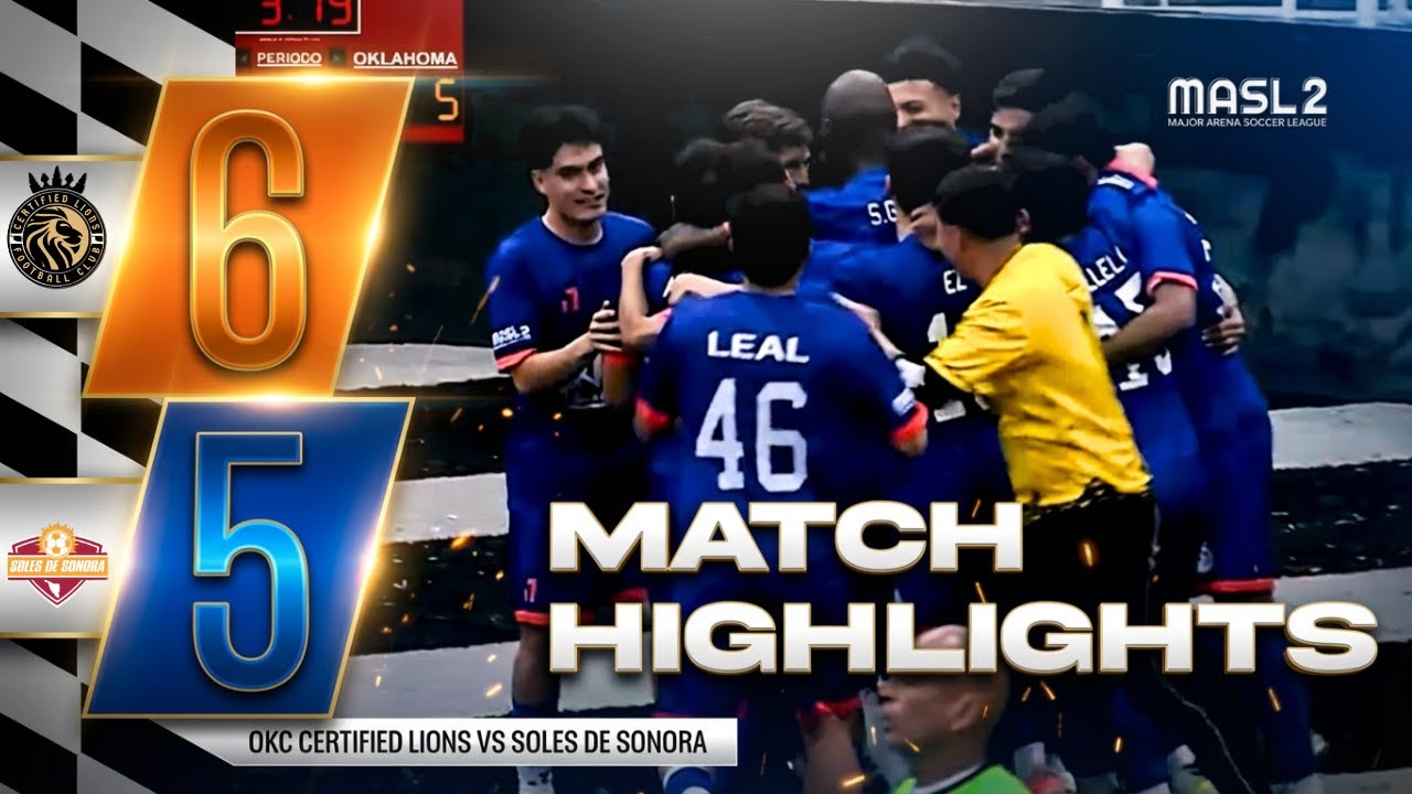 Overtime Drama! Certified Lions vs Soles de Sonora | 6-5 | MASL 2 All Goals