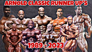 ARNOLD CLASSIC ALL SECOND PLACE HOLDERS / 1989 - 2023