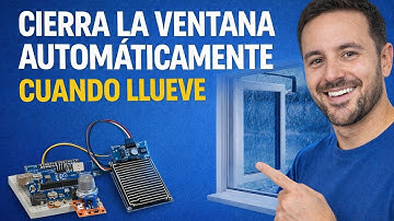 Cierra la Ventana Automáticamente cuando Llueve 🌧️ | Arduino + Sensor de Lluvia